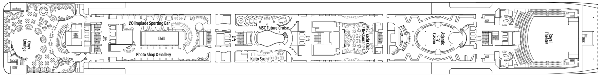 Deck 7 -  Amalfi plan